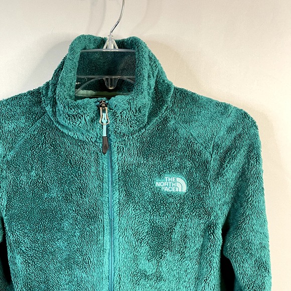 TNF The North Face Womens Osito Jacket Teal Blue | Soft Fuzzy | Size XS - Picture 2 of 5